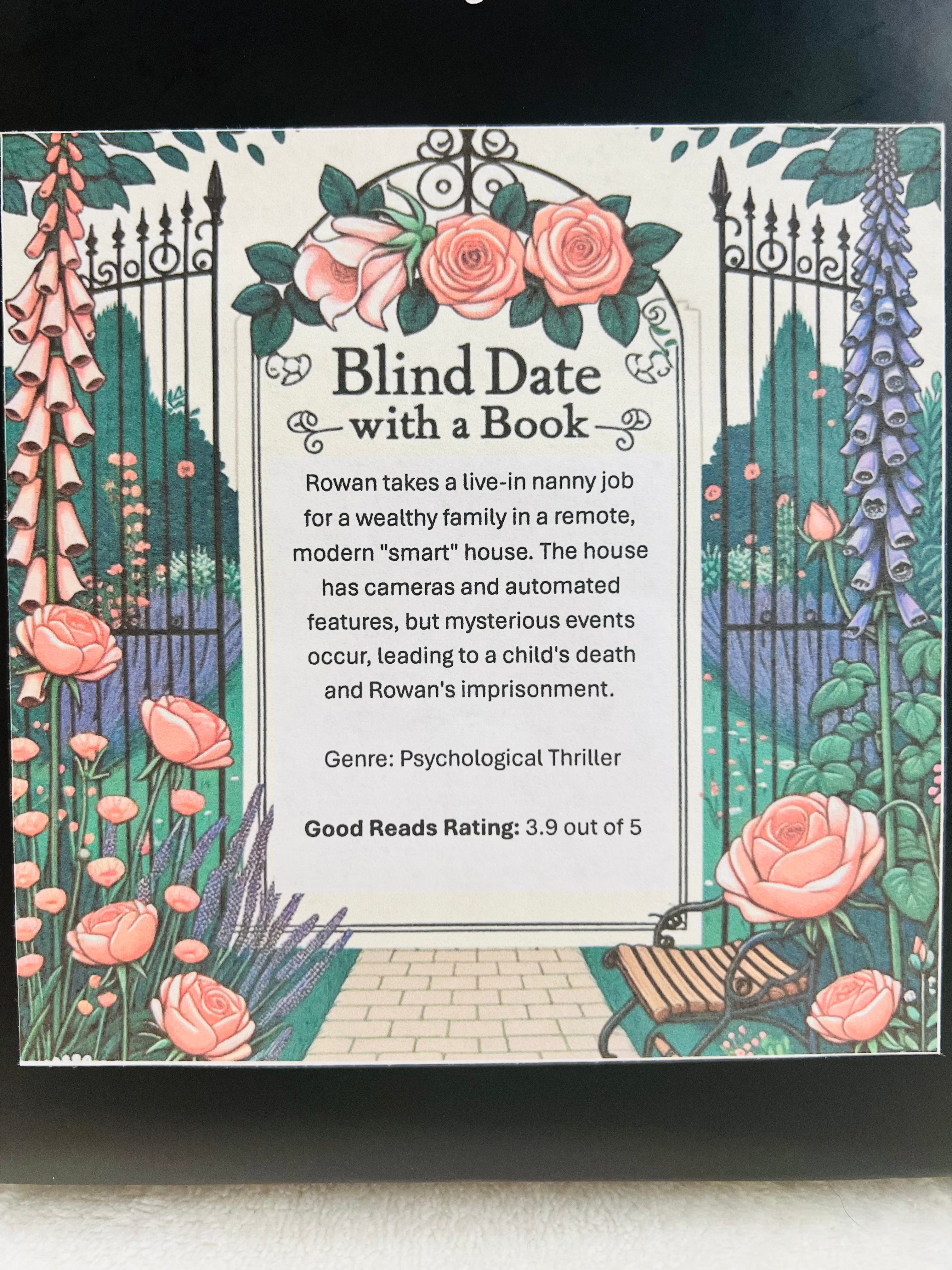 Psychological Thriller - New/Like New Blind Date with a Book 211