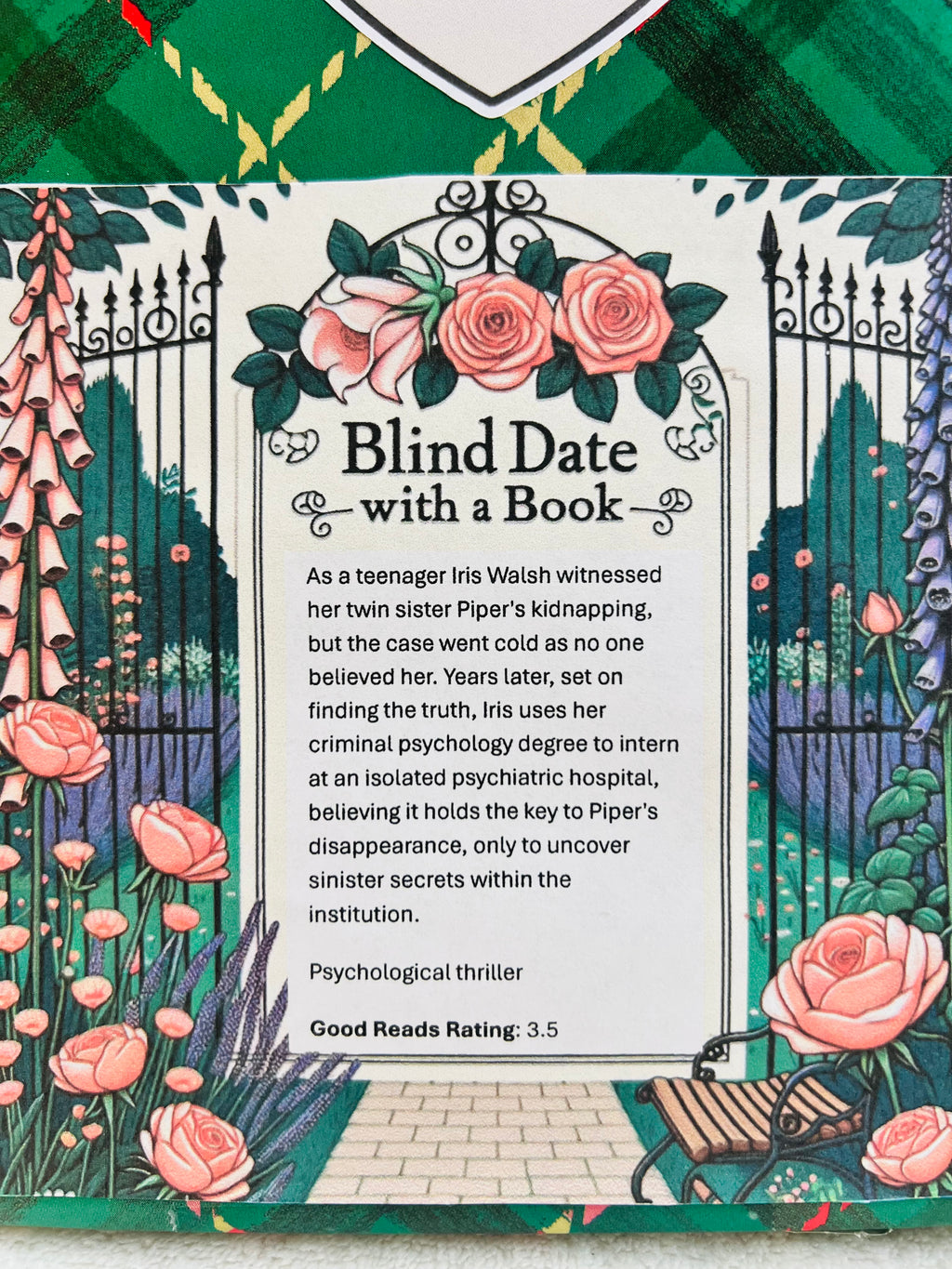 Psychological Thriller - New/Like New Blind Date with a Book 59