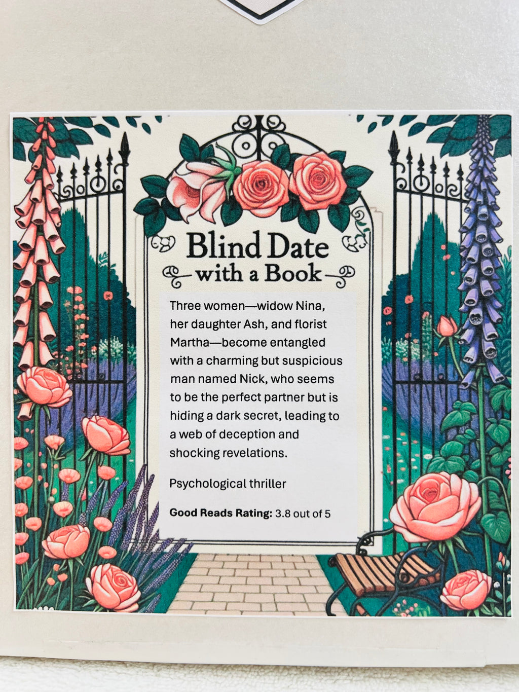 Psychological thriller - New/Like New Blind Date with a Book 126
