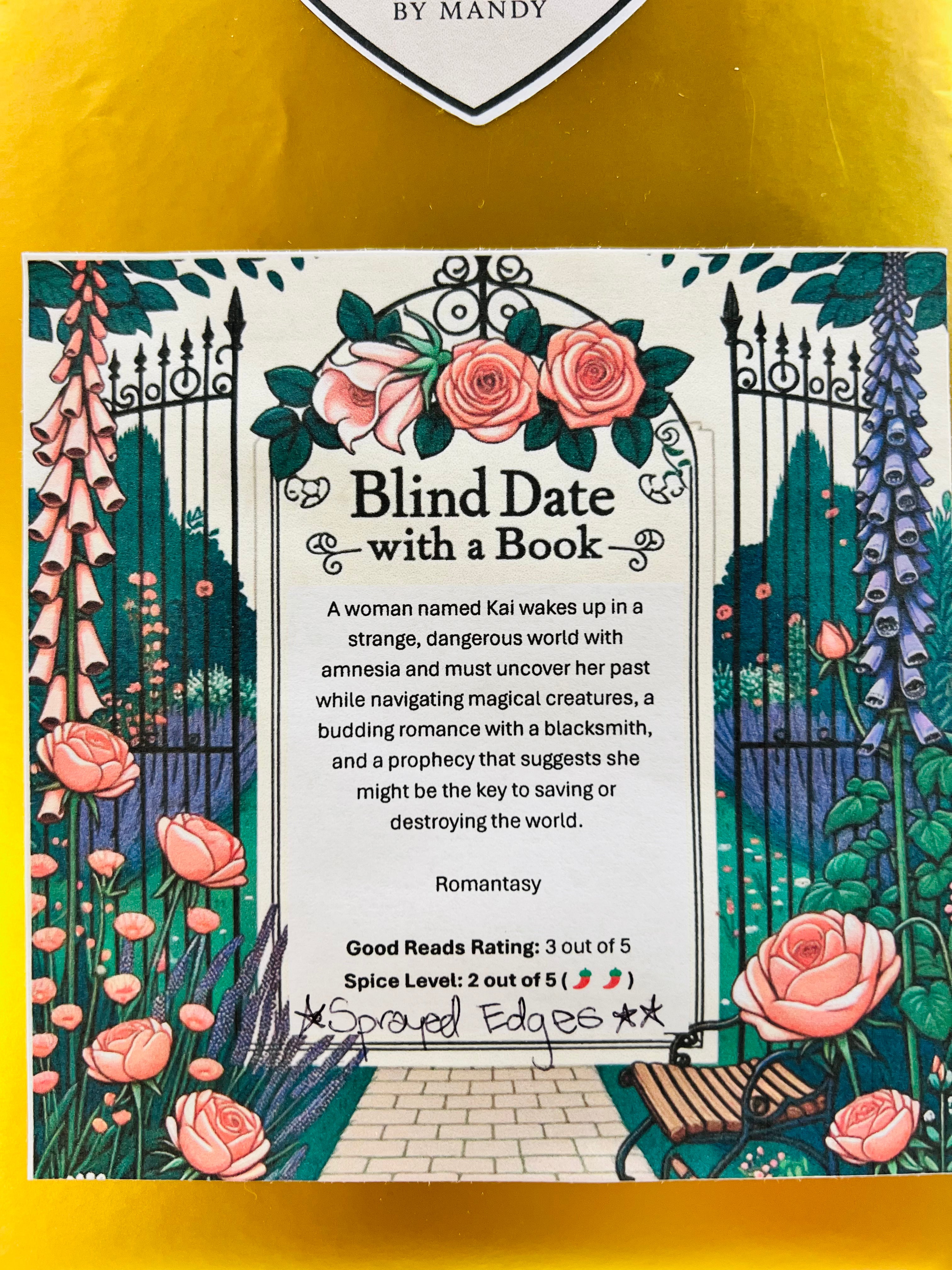 Romantasy - Deluxe Sprayed Edge Blind Date with a Book 171