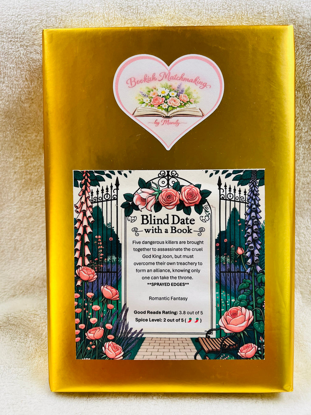 Romantic Fantasy - Deluxe Sprayed Edge Blind Date with a Book 146