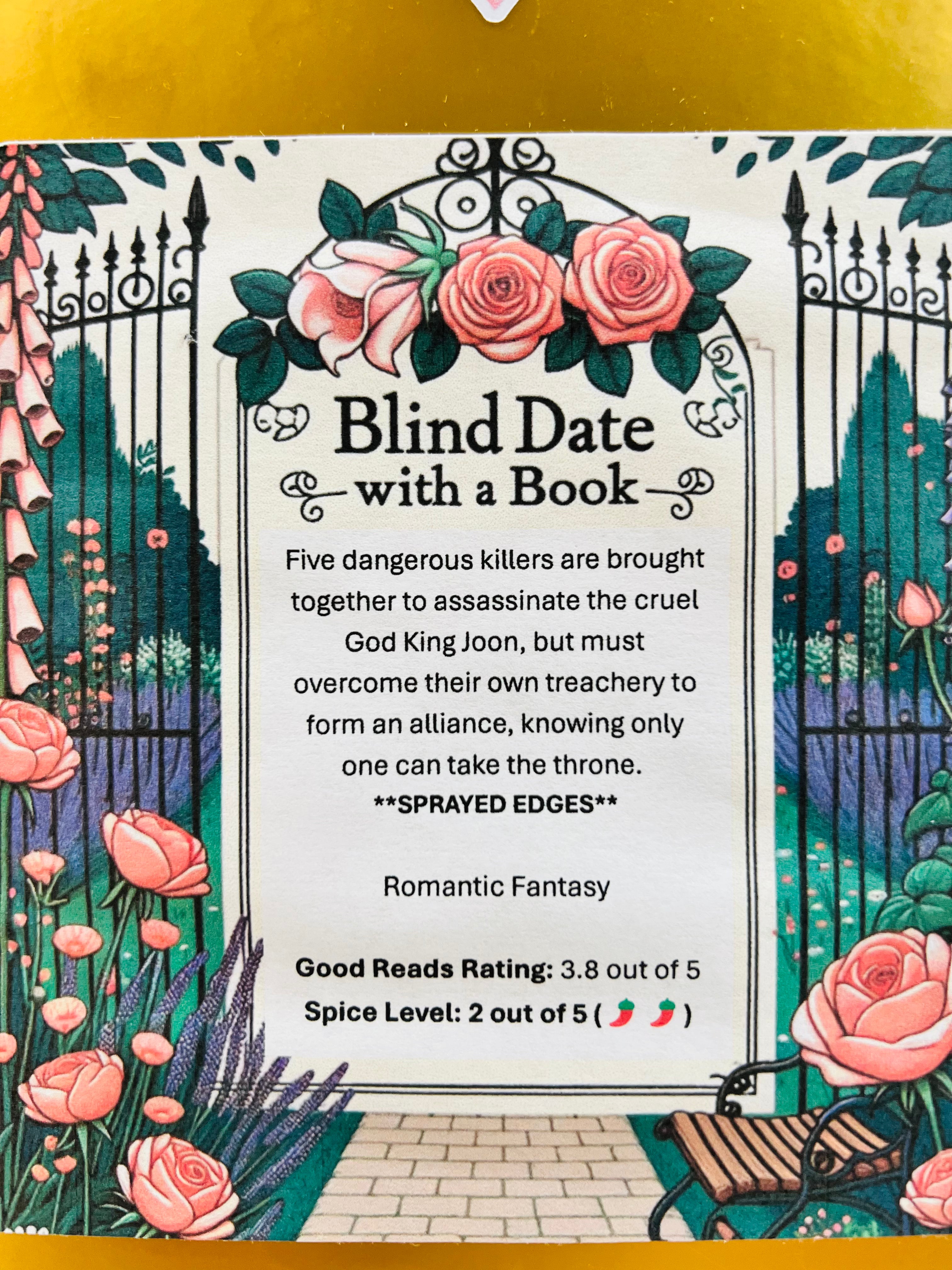 Romantic Fantasy - Deluxe Sprayed Edge Blind Date with a Book 146