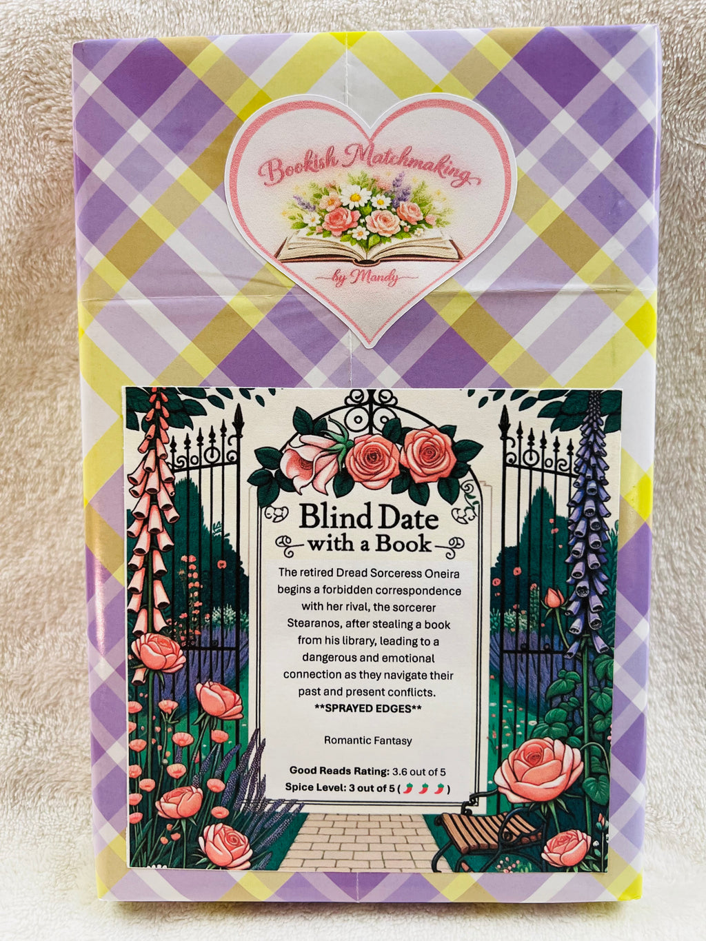 Romantic Fantasy - Sprayed Edge Blind Date with a Book 192
