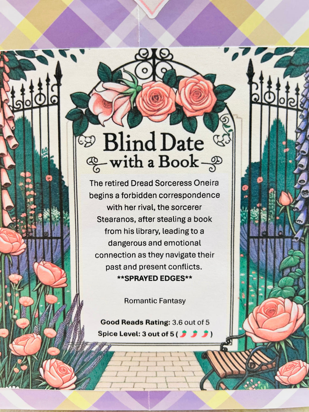 Romantic Fantasy - Sprayed Edge Blind Date with a Book 192