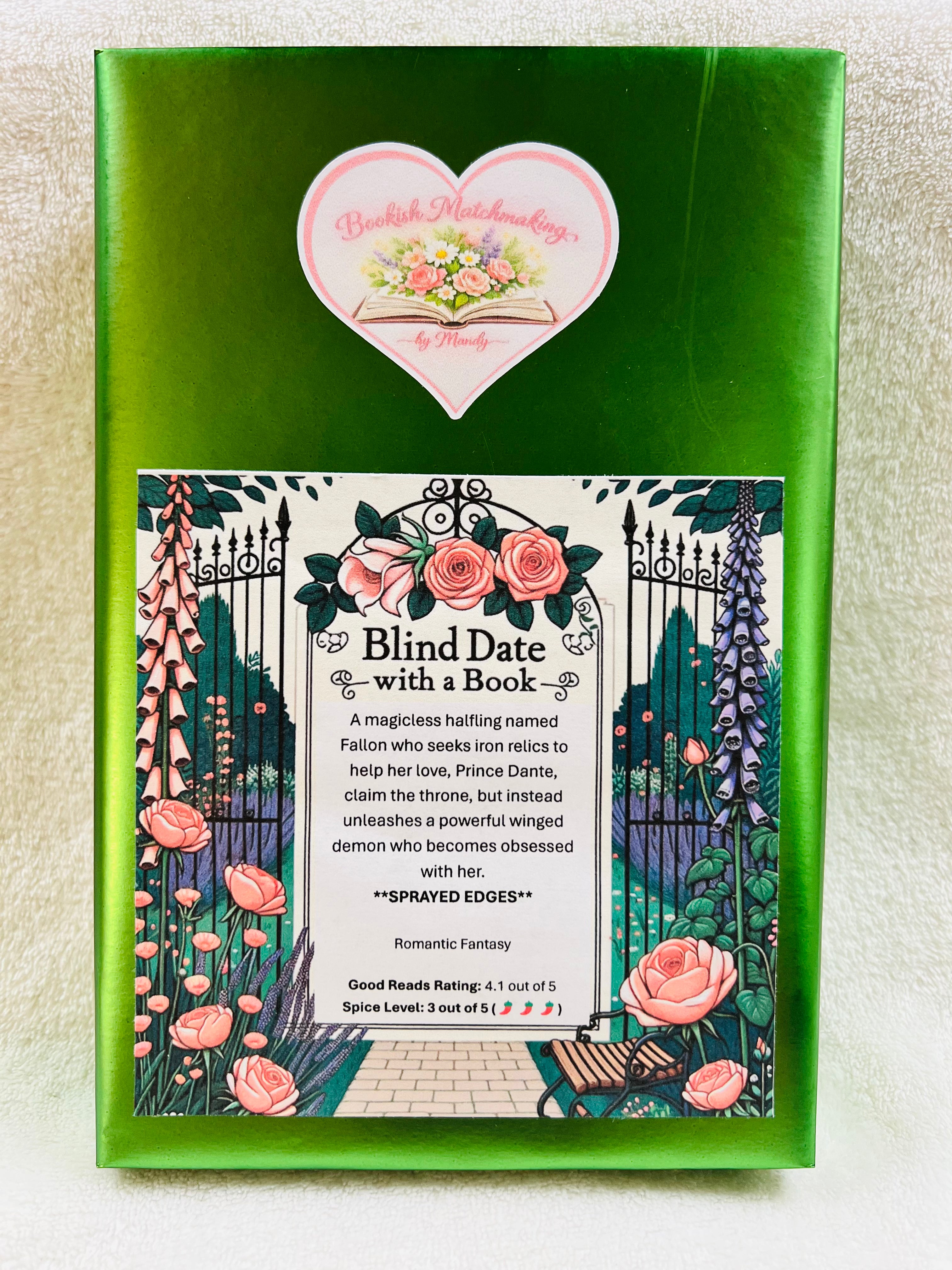 Romantic Fantasy - Sprayed Edge Blind Date with a Book 191