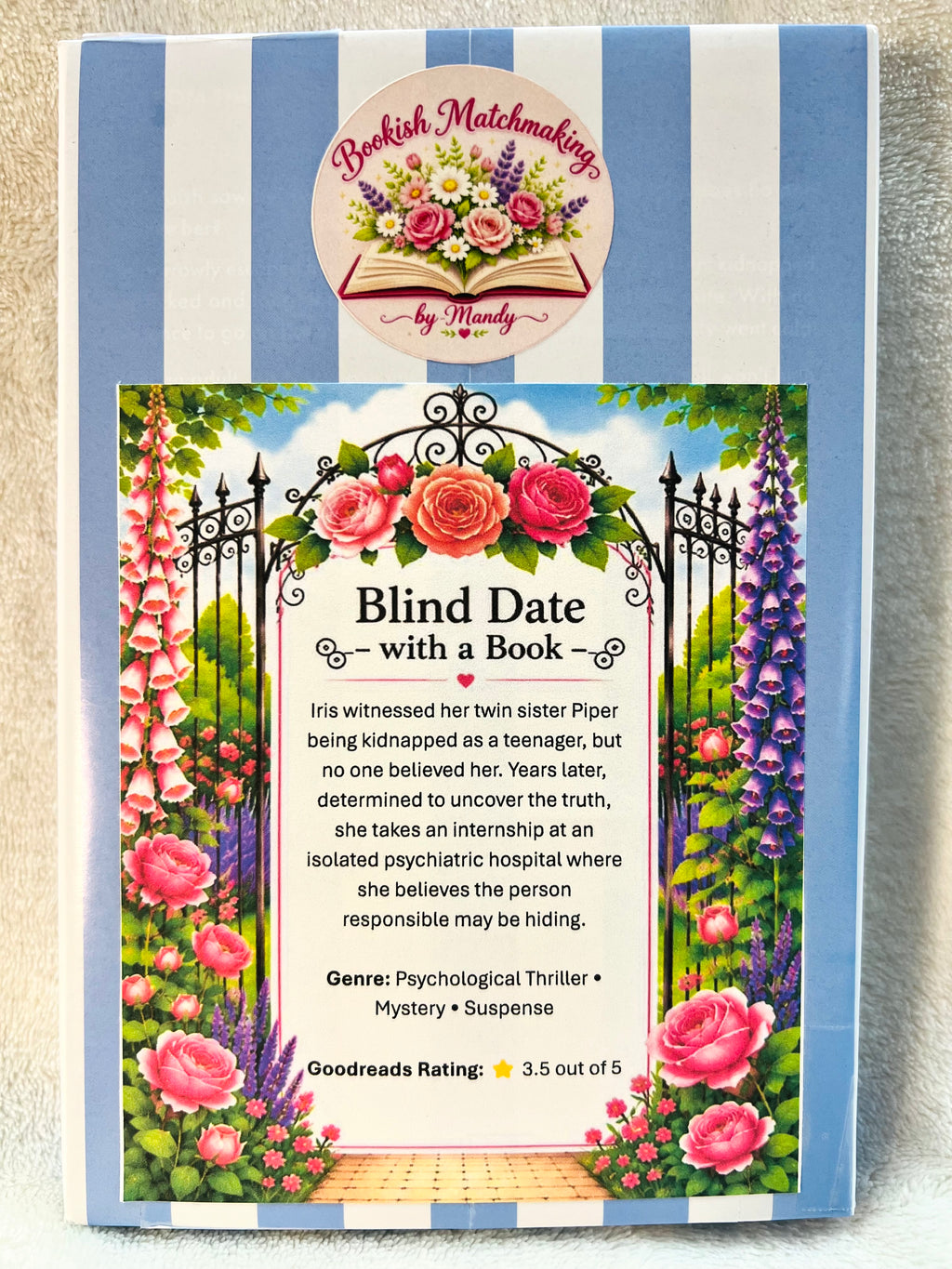 Psychological Thriller - New/Like New Blind Date with a Book 59