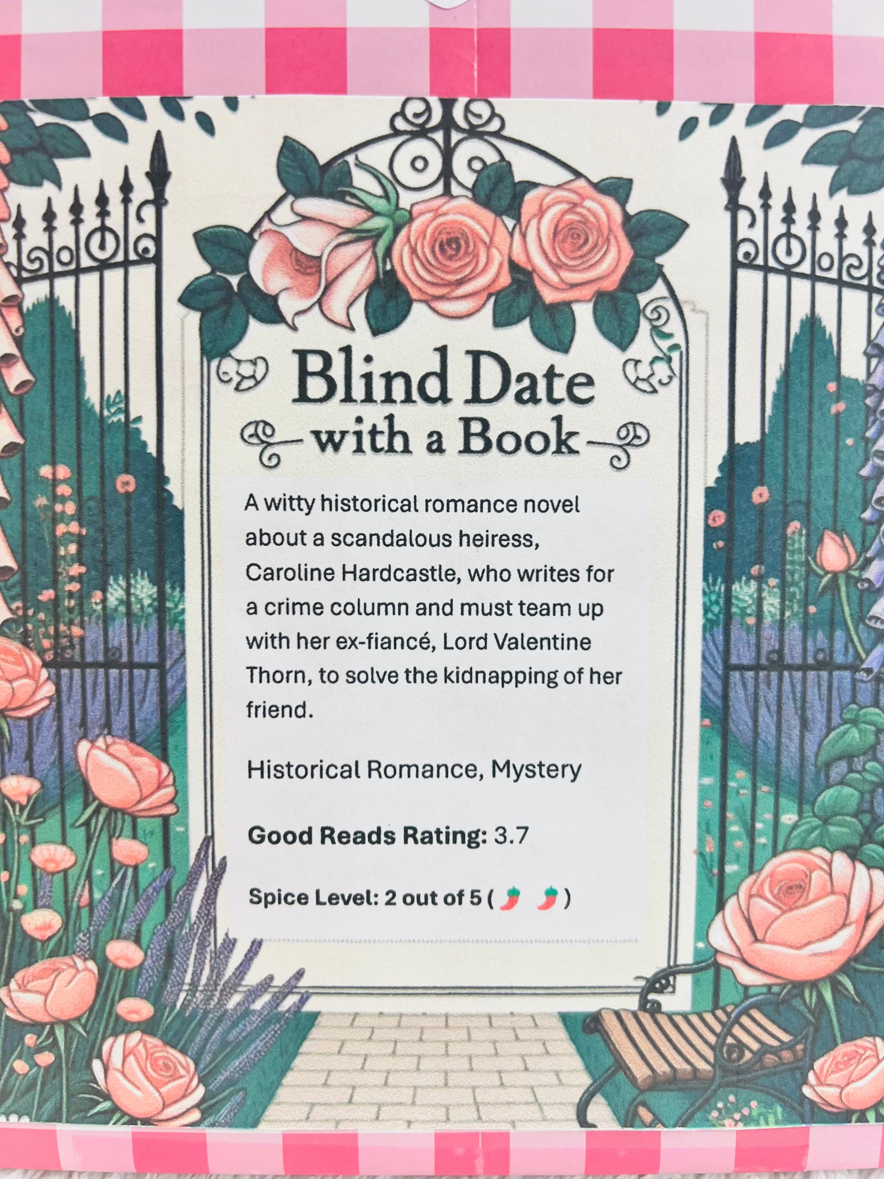 Historical Romance, Mystery - New/Like New Blind Date with a Book 58