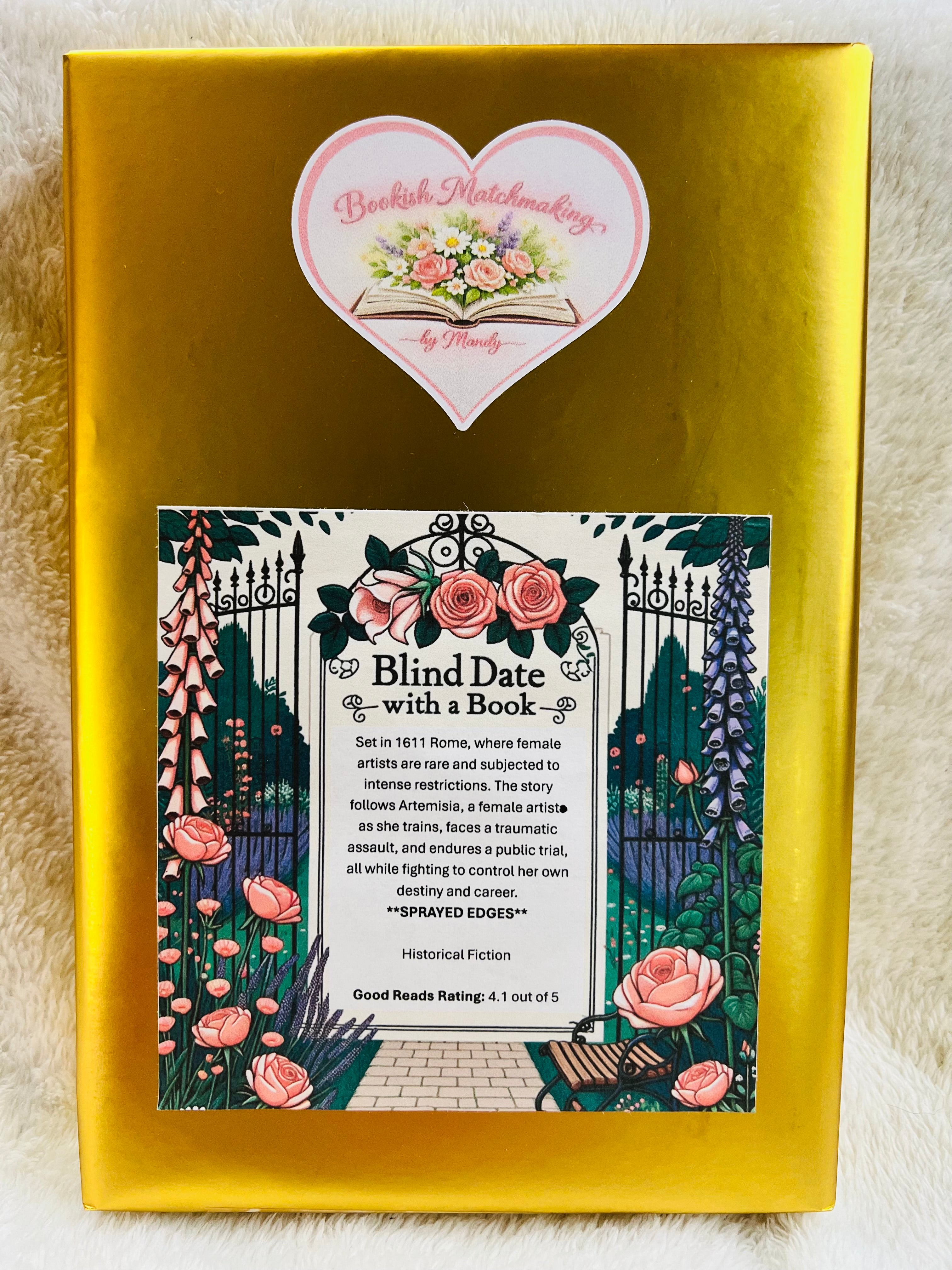 Historical Fiction - Deluxe Sprayed Edge Blind Date with a Book 158