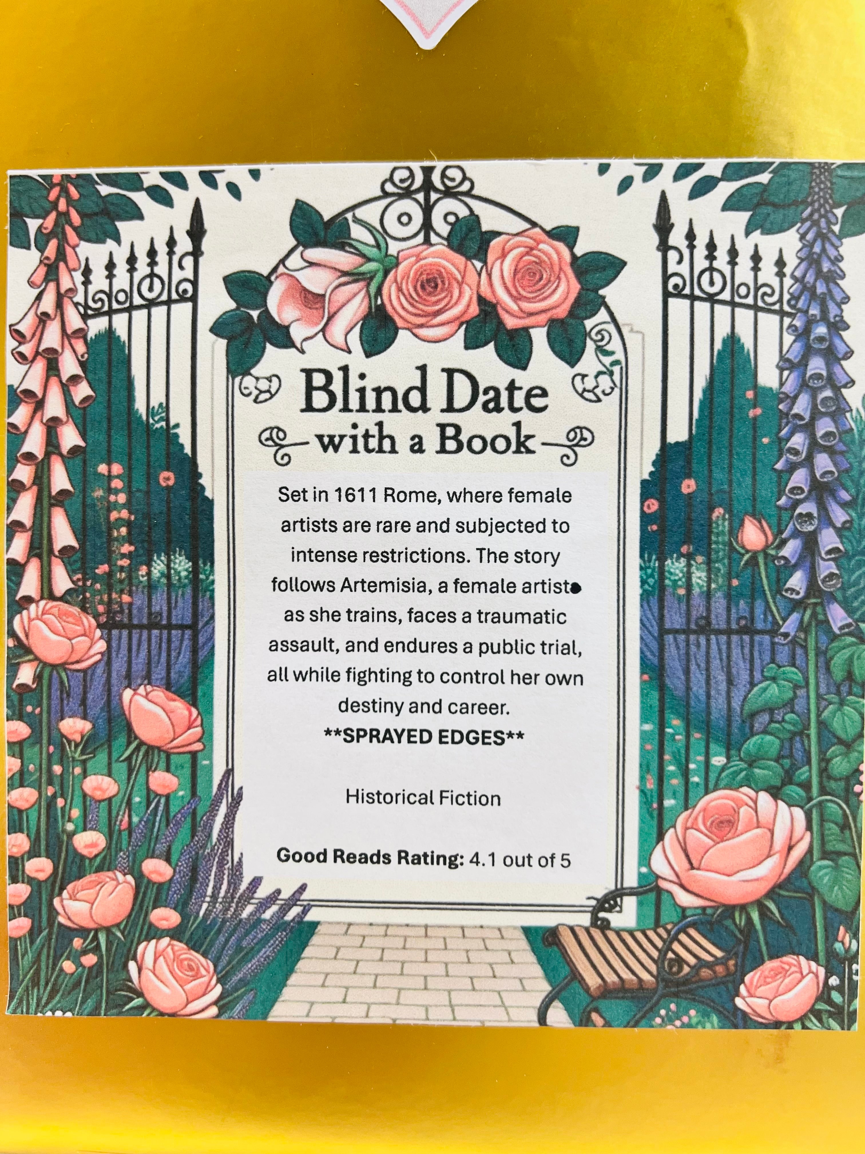 Historical Fiction - Deluxe Sprayed Edge Blind Date with a Book 158