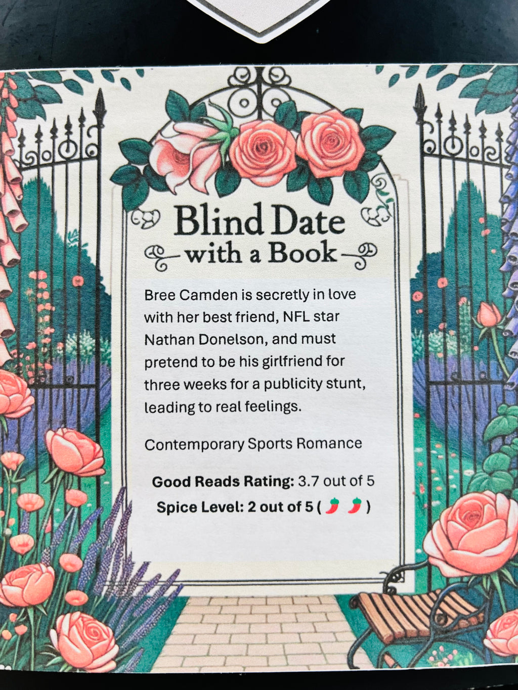 Contemporary Sports Romance - New/Like New Blind Date with a Book 129
