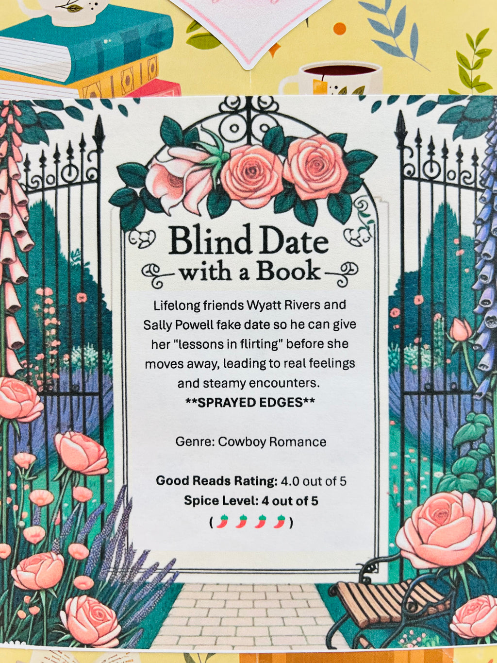 Cowboy Romance - Sprayed Edge Blind Date with a Book 207