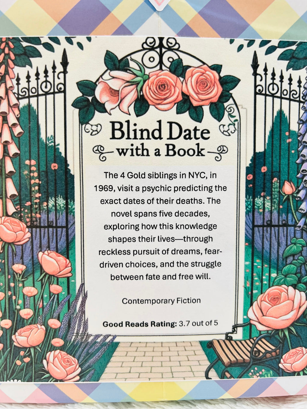 Contemporary Fiction - Gently Loved Blind Date with a Book 177