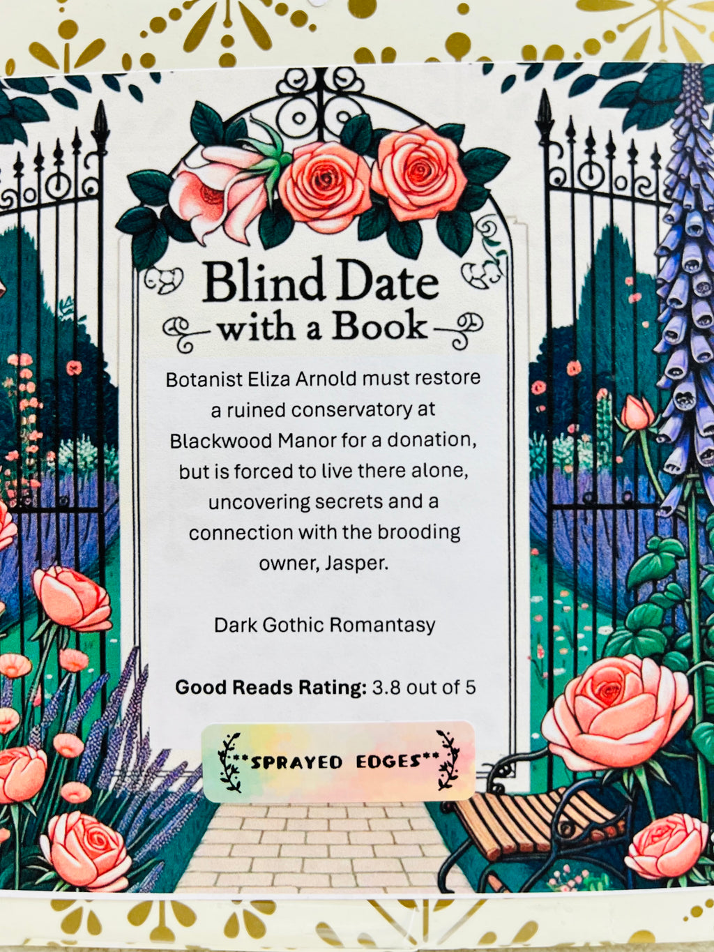 Dark Gothic Romantasy - Sprayed Edges Blind Date with a Book 271
