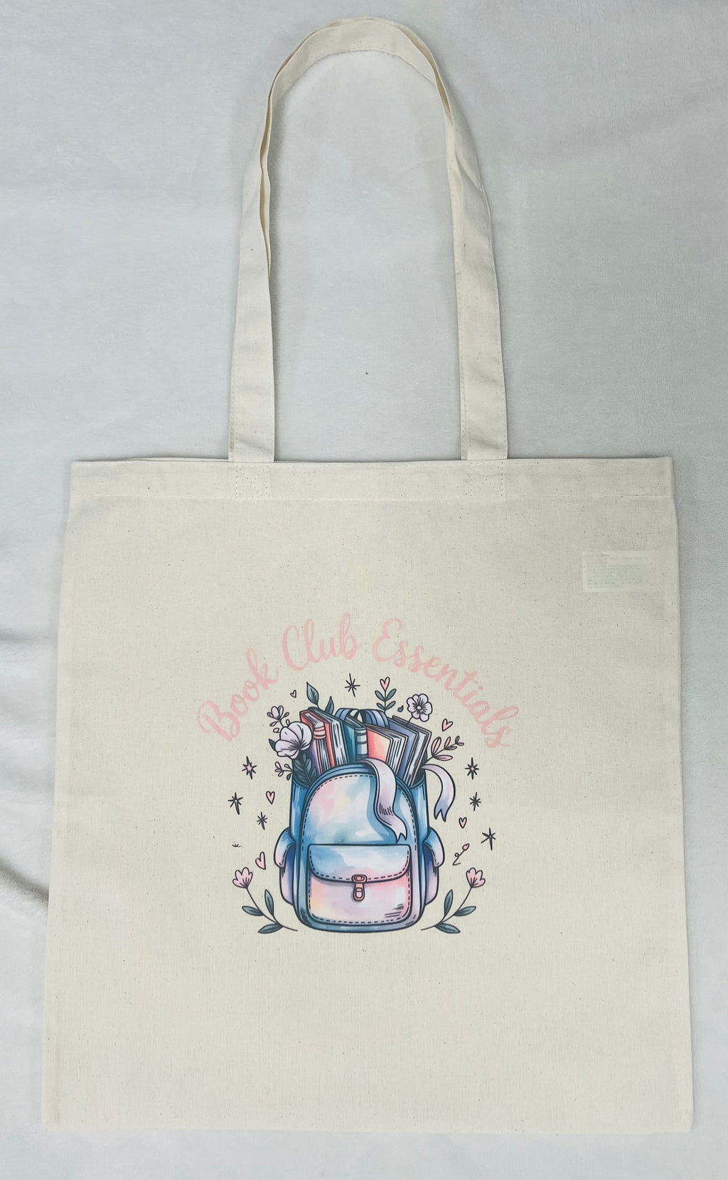 Bookish Canvas Tote Bag – Book Club Essentials