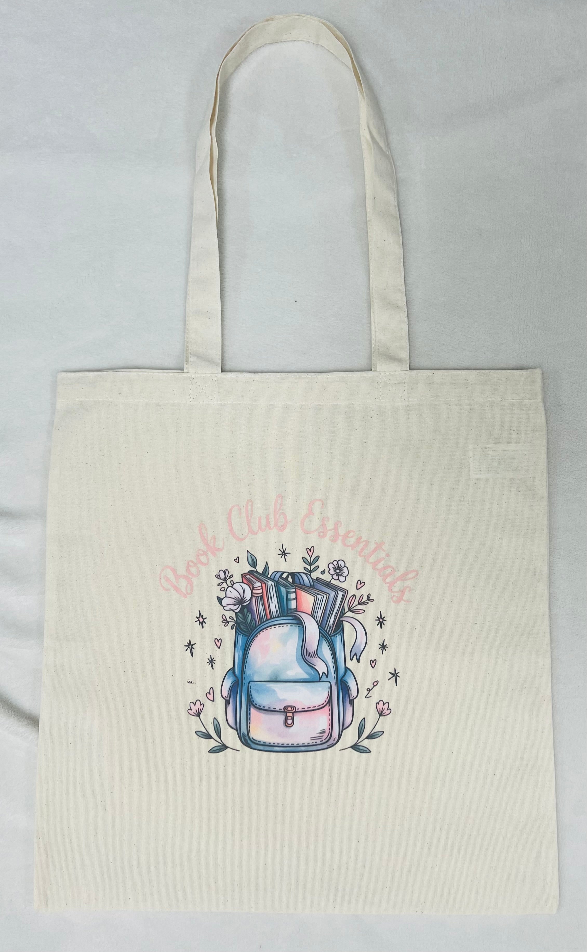 Bookish Canvas Tote Bag – Book Club Essentials