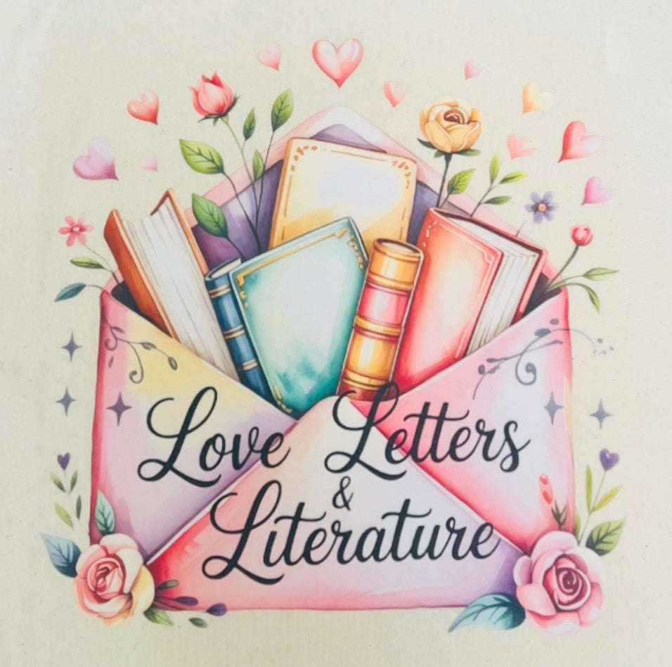 Bookish Canvas Tote Bag – Love Letters & Literature