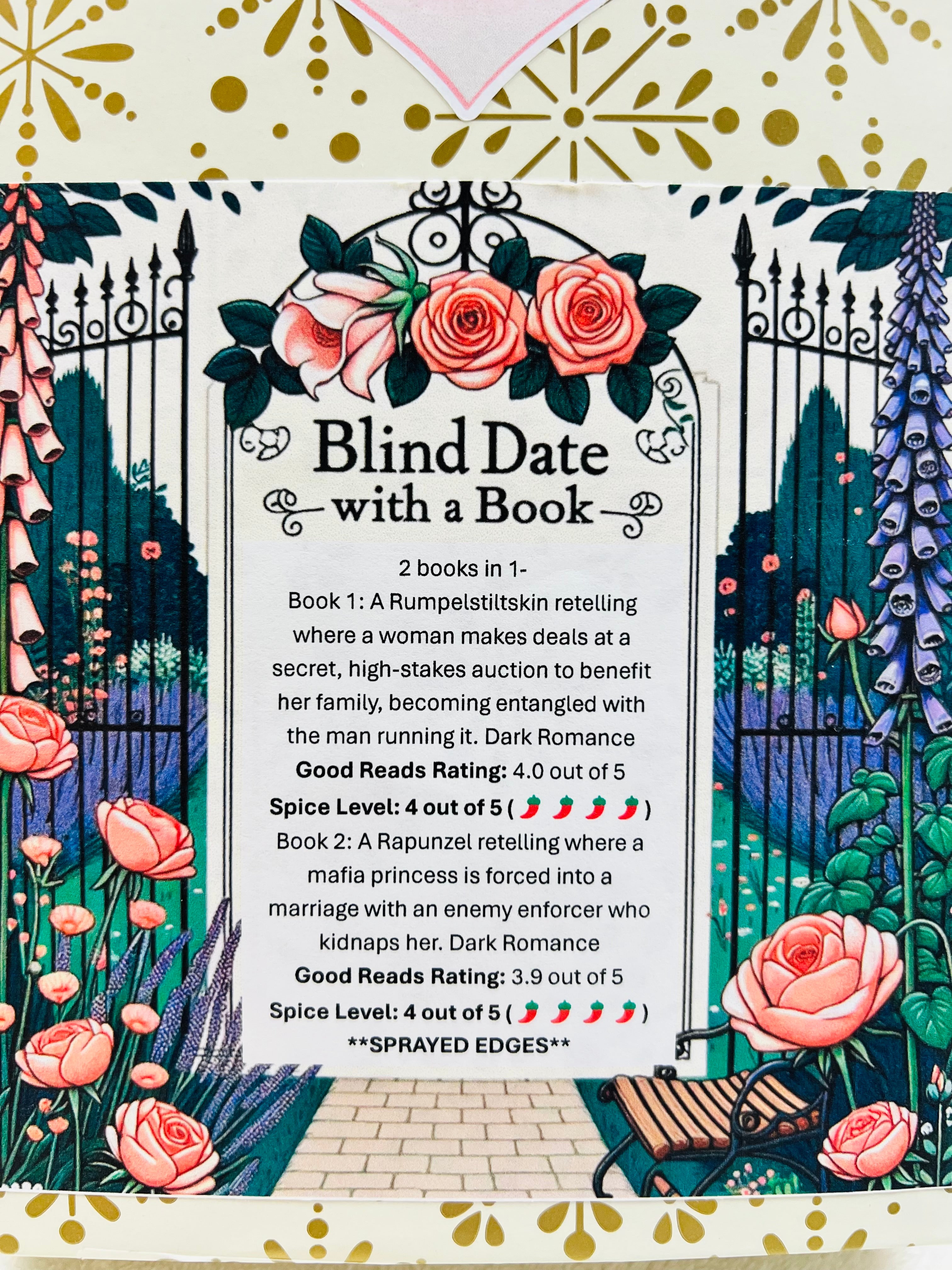Dark Romance - Sprayed Edges Blind Date with a Book 277