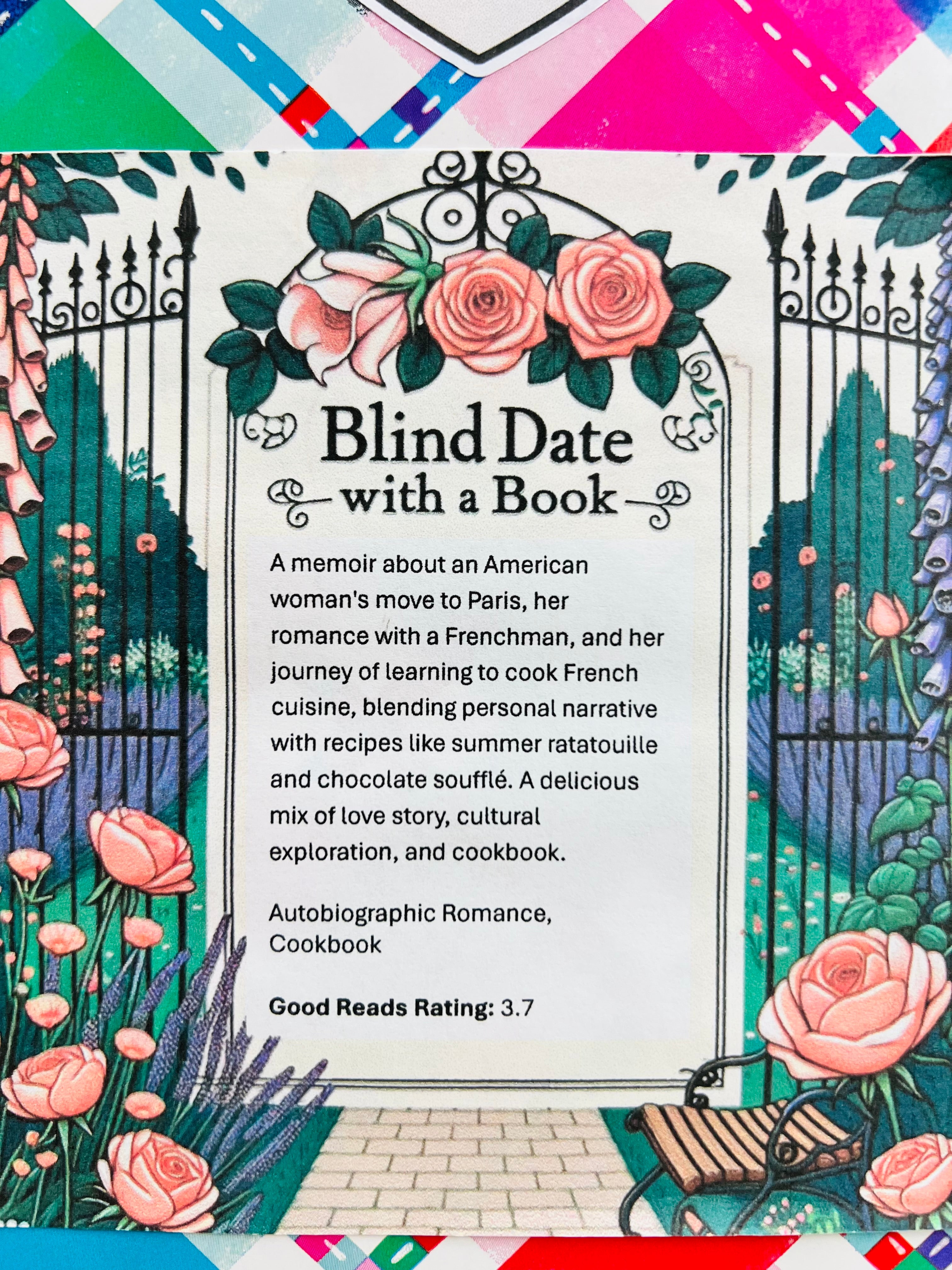 Autobiographic Romance, Cookbook - Gently Loved Blind Date with a Book 60