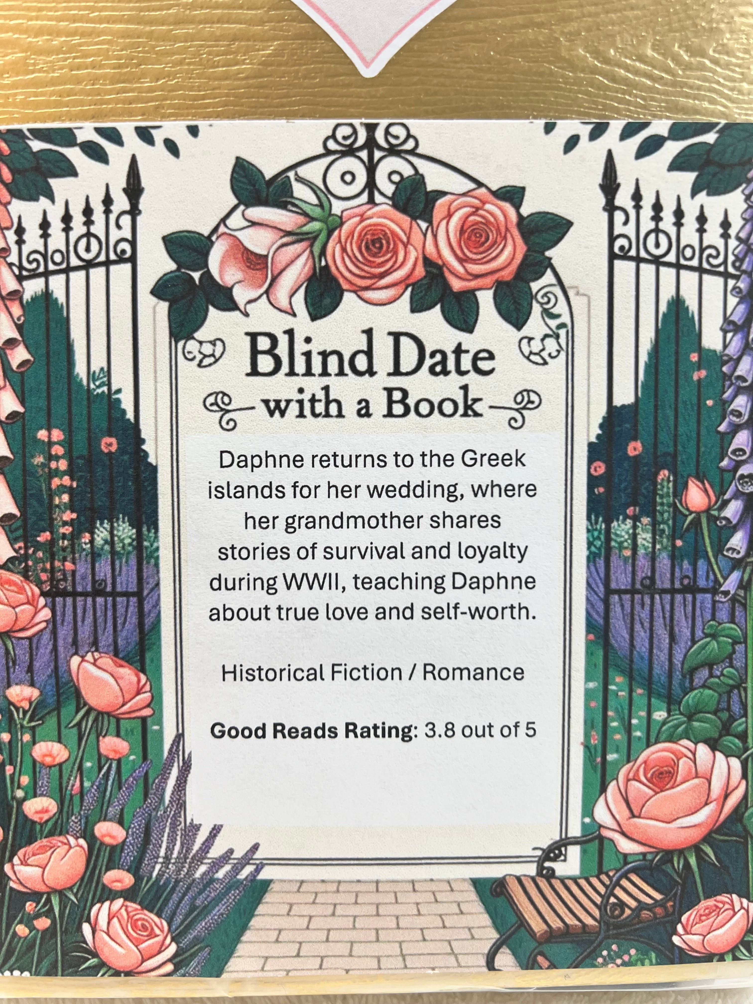 Historical Fiction / Romance - New/Like New Blind Date with a Book 303