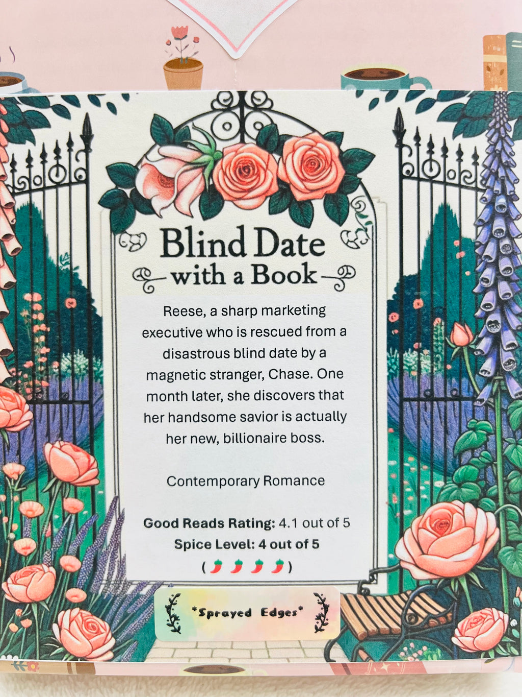 Contemporary Romance - Sprayed Edges Blind Date with a Book 299