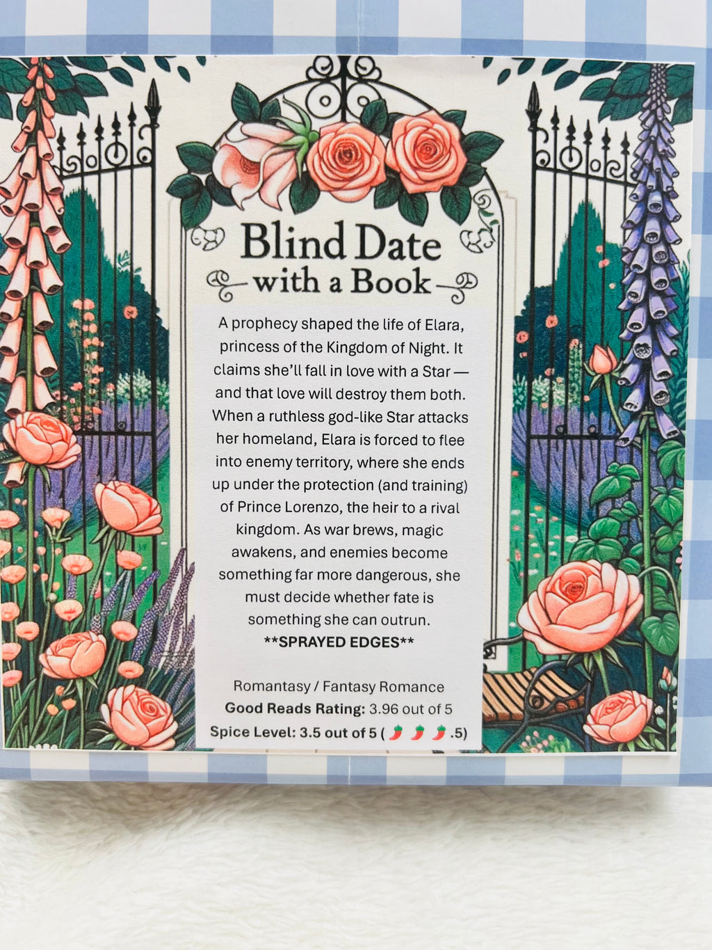 Romantasy / Fantasy Romance - Sprayed Edges Blind Date with Book 320