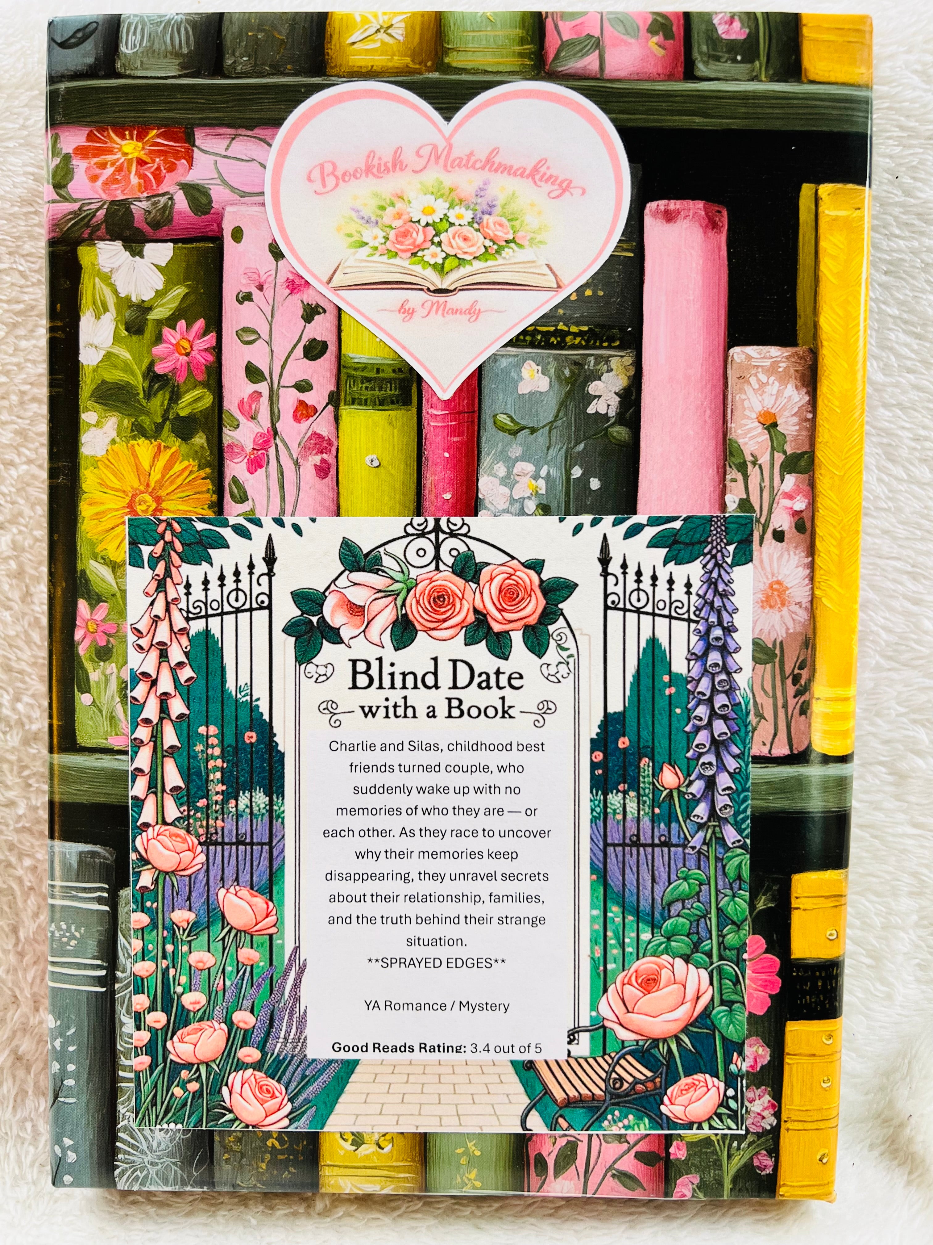 YA Romance / Mystery - Sprayed Edge Blind Date with a Book 330