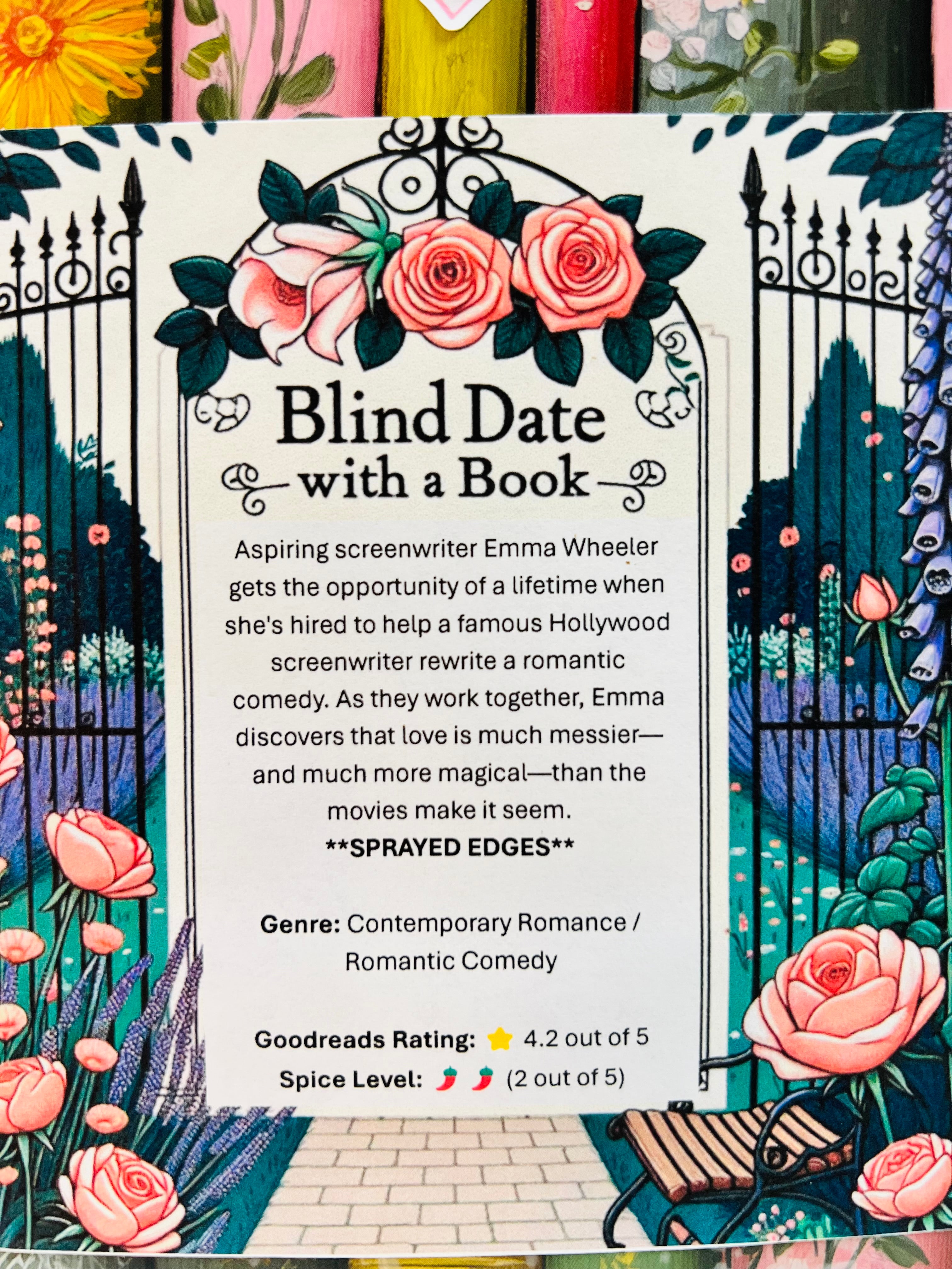 Contemporary Romance / Romantic Comedy - Sprayed Edges Blind Date with a Book 356