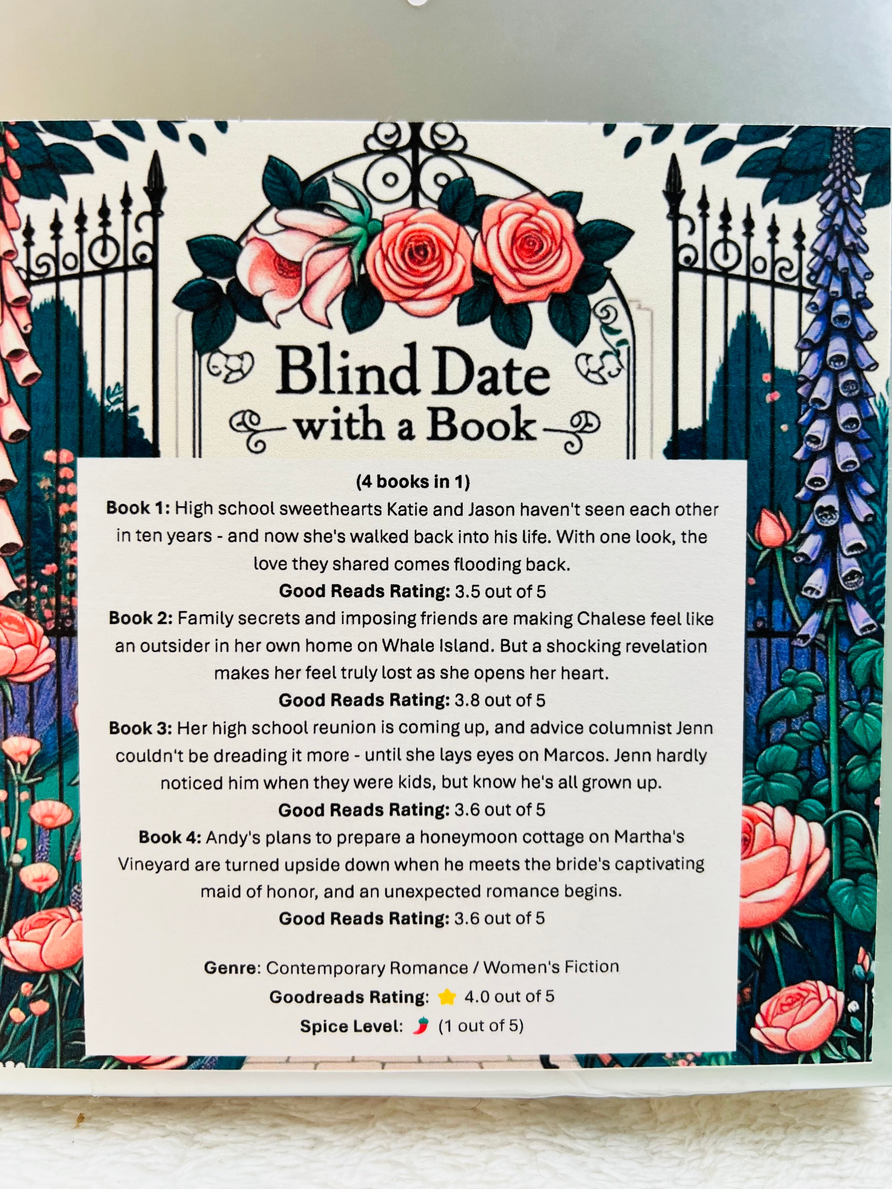 Contemporary Romance / Women's Fiction - New/Like New Blind Date with a Book 342