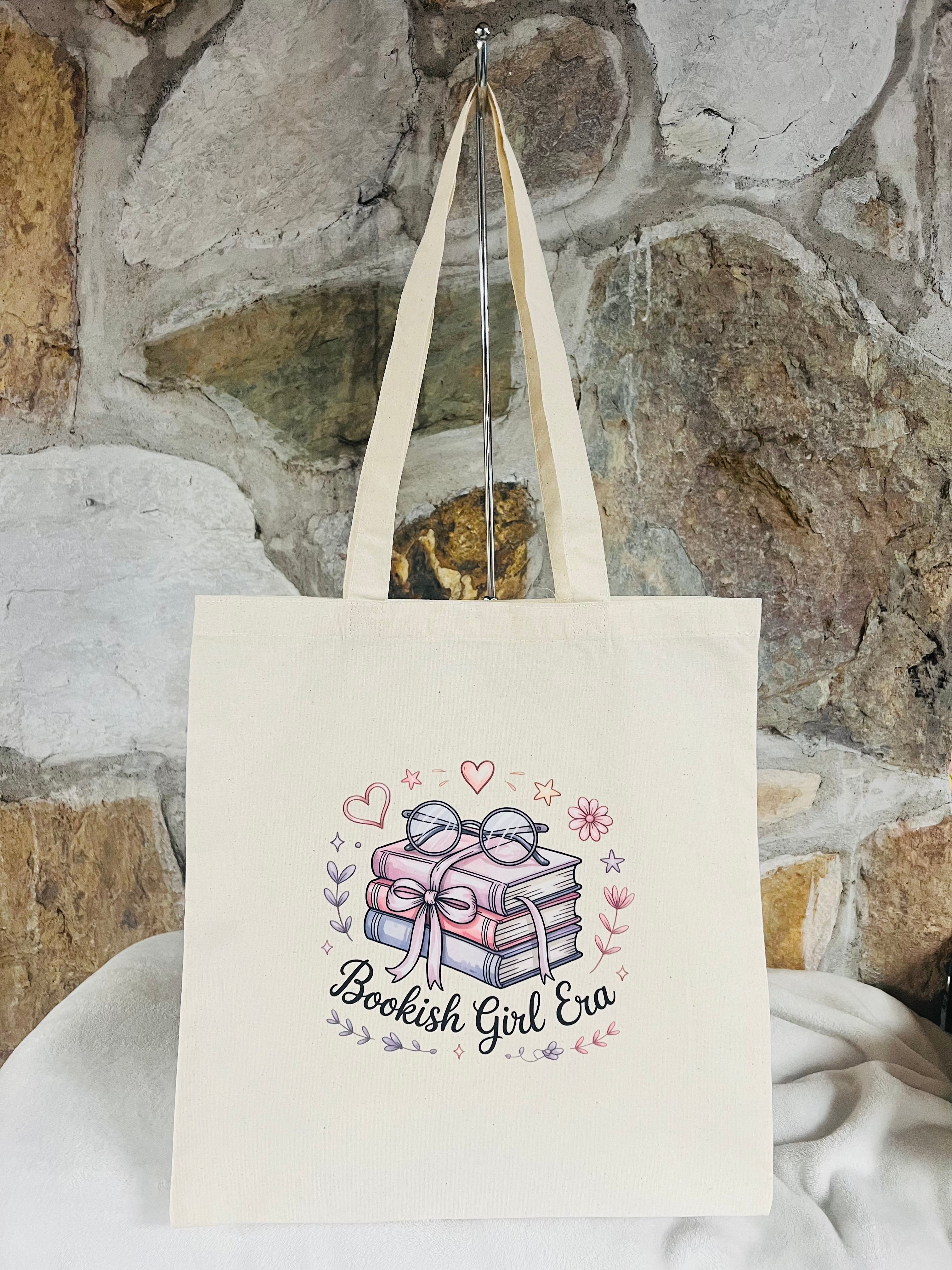 Bookish Canvas Tote Bag – Bookish Girl Era