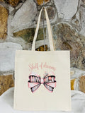 Bookish Canvas Tote Bag – Shelf of Dreams