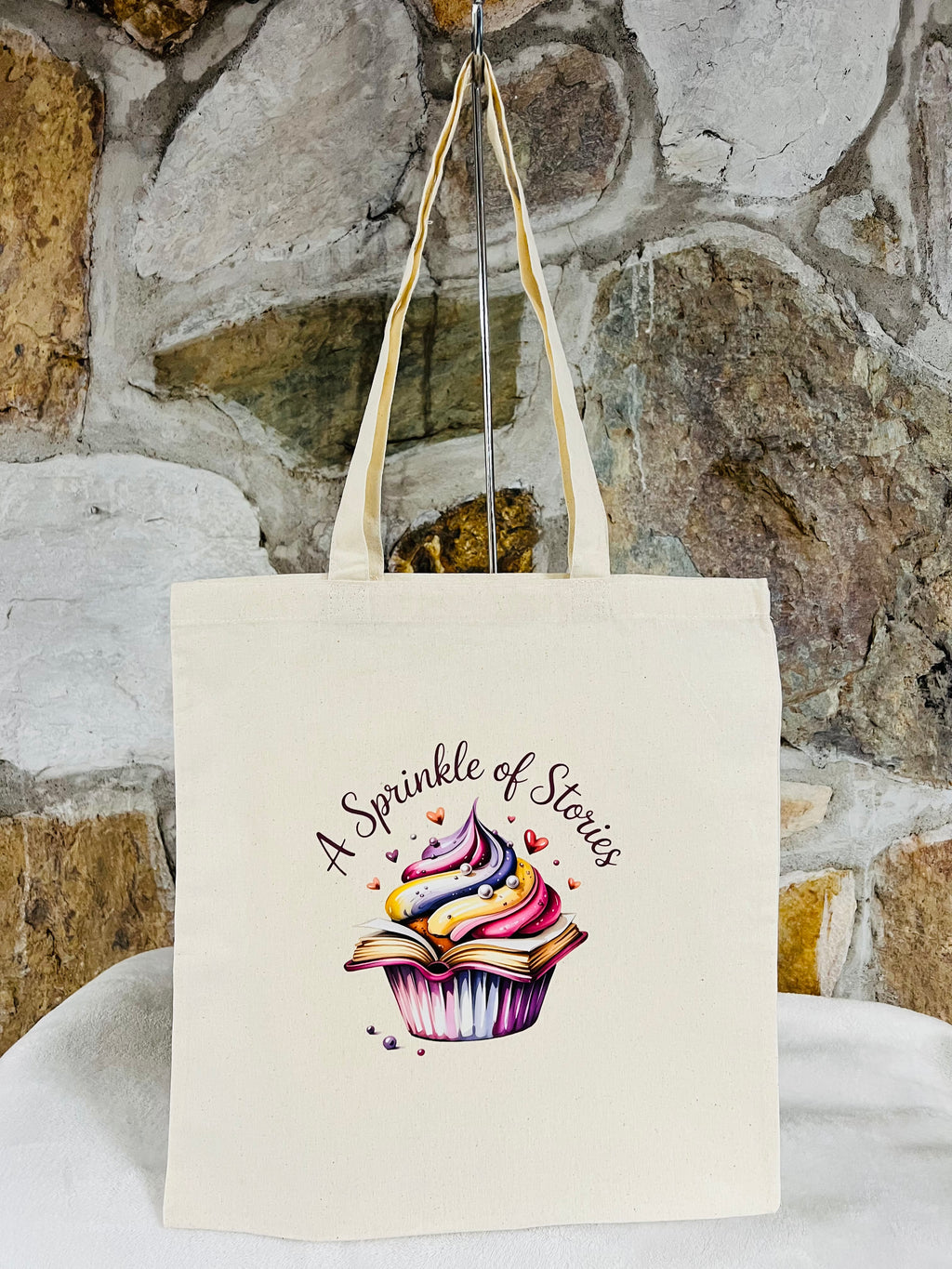 Bookish Canvas Tote Bag – A Sprinkle of Stories