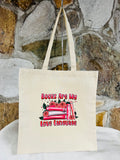 Bookish Canvas Tote Bag – Books Are My Love Language