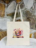 Bookish Canvas Tote Bag – Books & Brews
