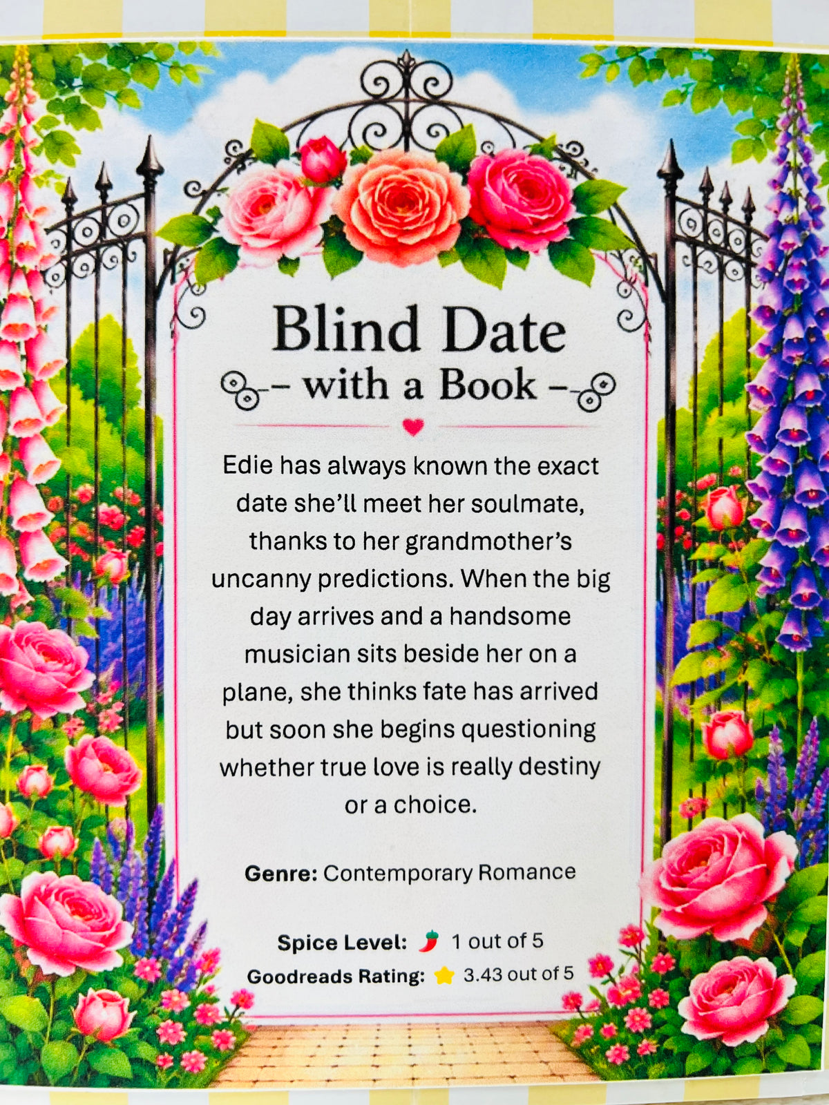 Contemporary Romance - New/Like New Blind Date with a Book 415