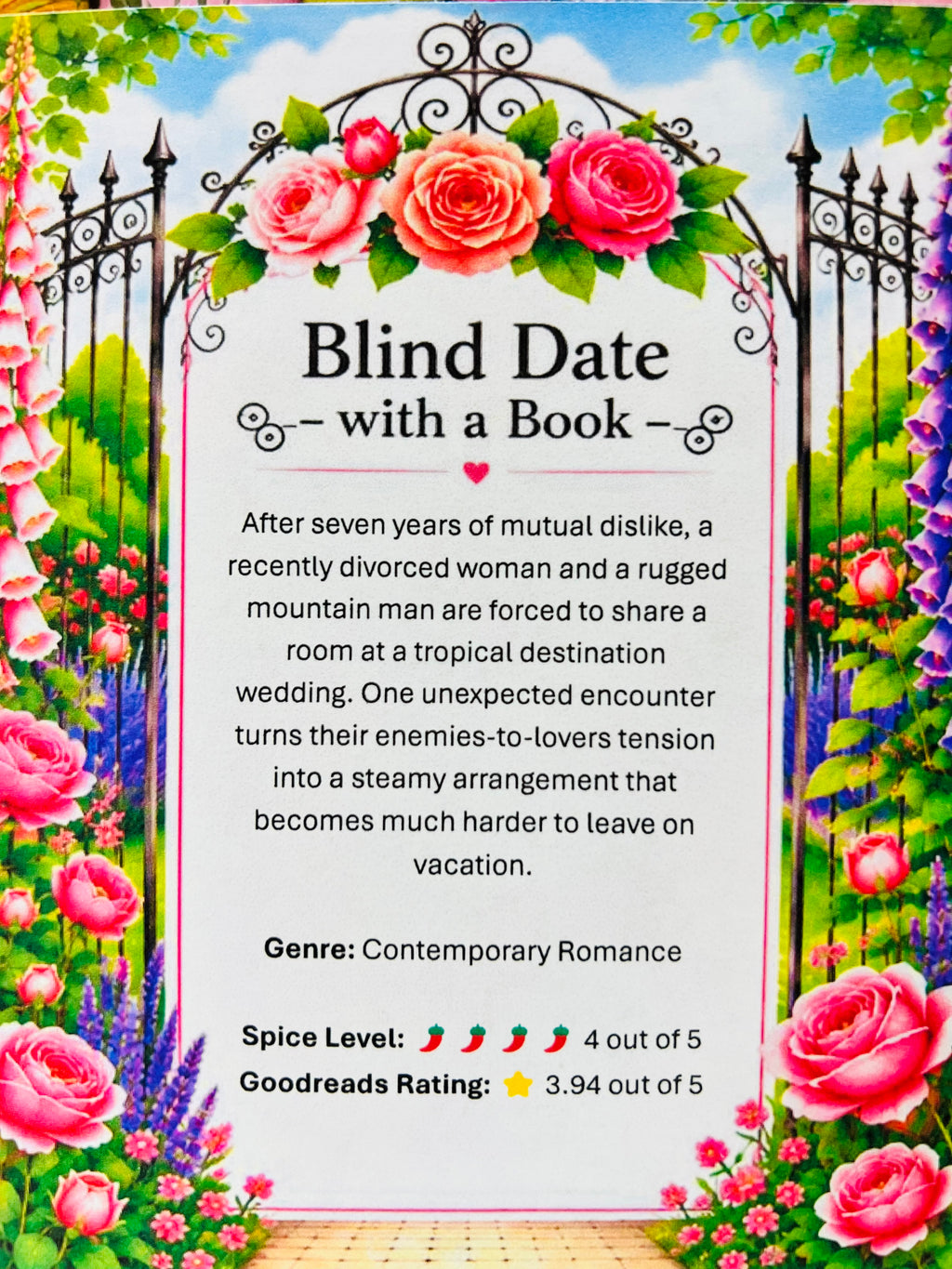 Contemporary Romance - Sprayed Edges Blind Date with a Book 412