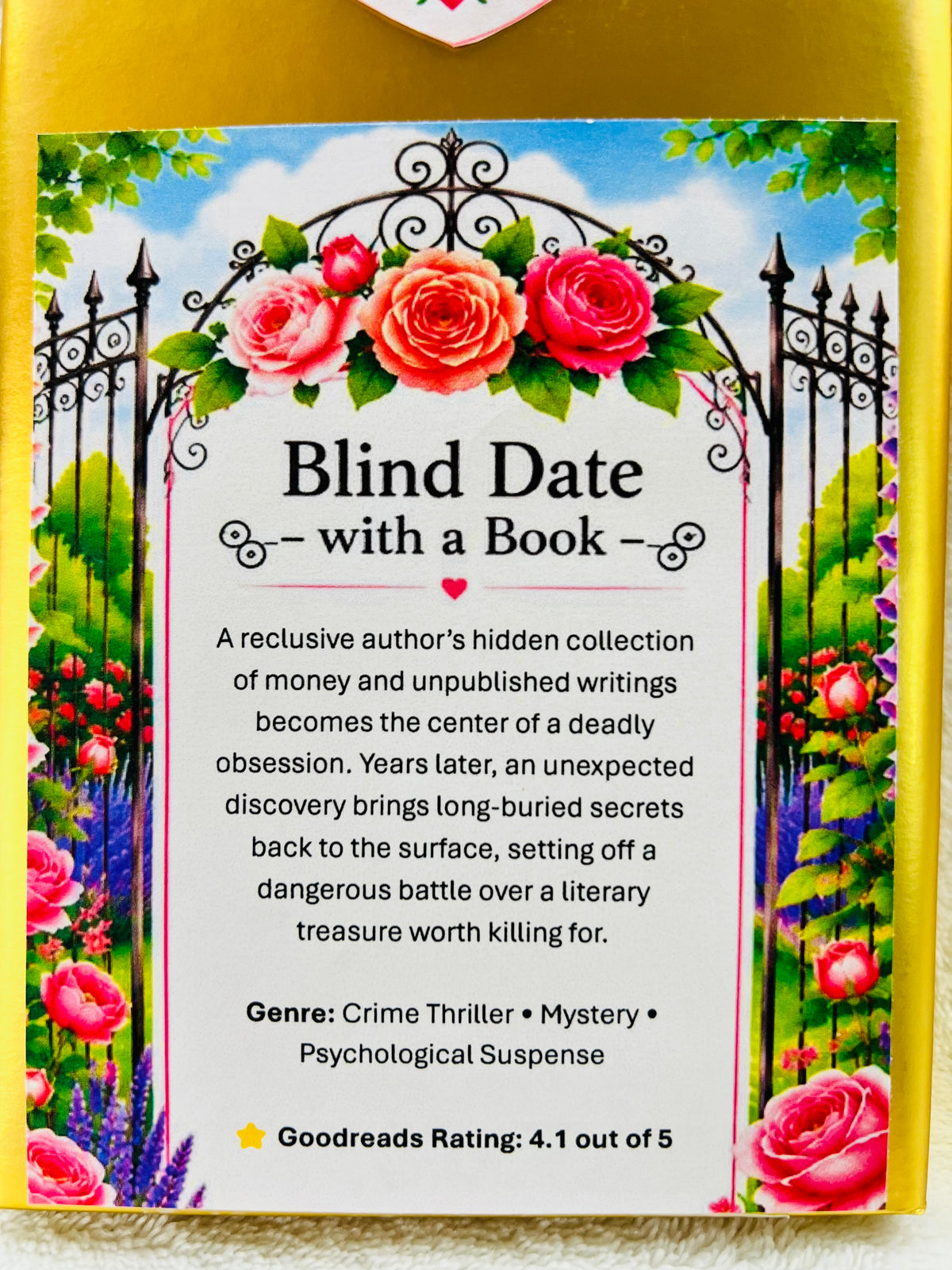 Psychological Thriller - New/Like New Blind Date with a Book Pocket 428