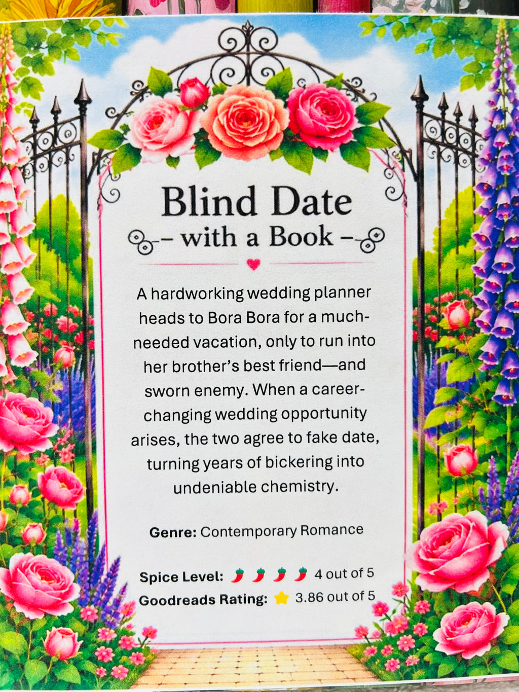 Contemporary Romance - New/Like New Blind Date with a Book 414