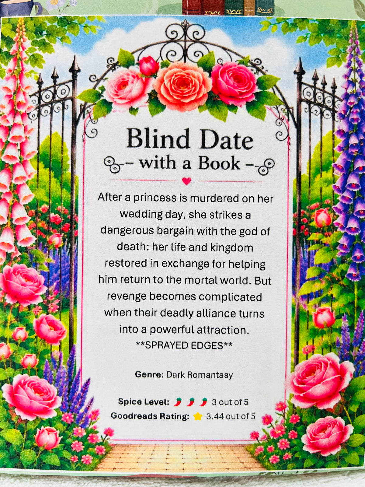 Dark Romantasy - Sprayed Edges Blind Date with a Book 401