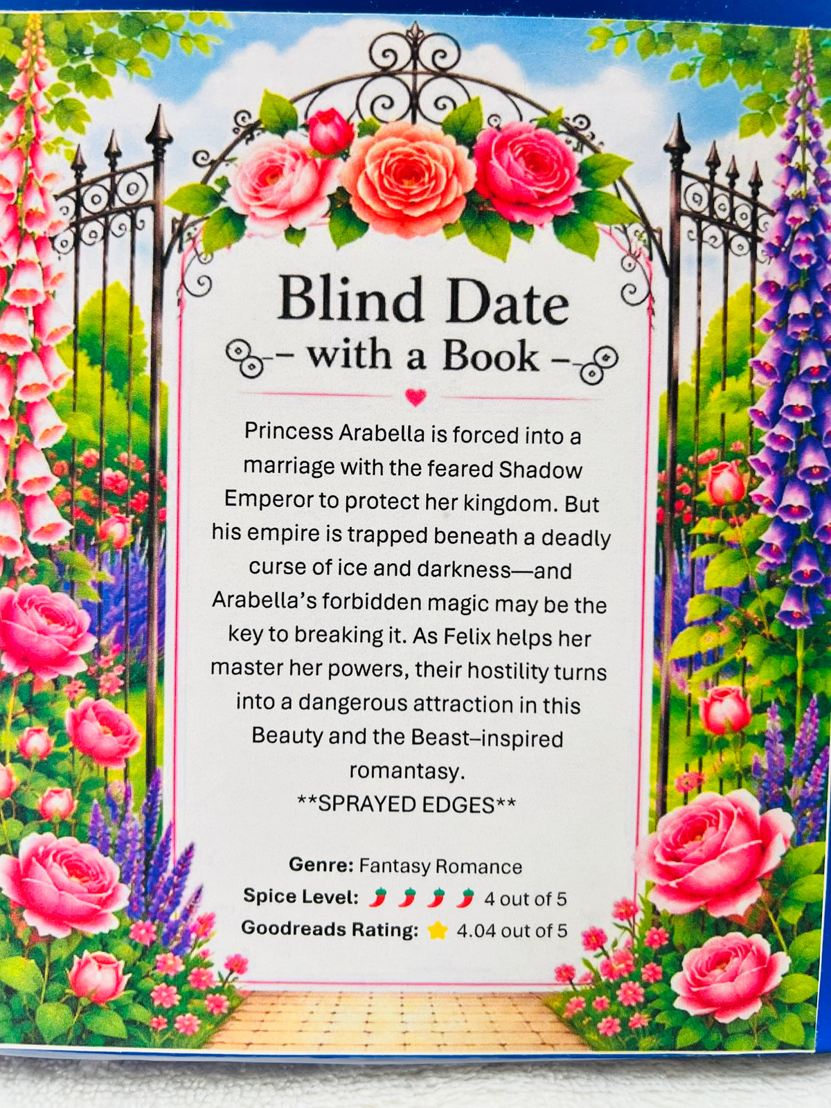 Fantasy Romance - Sprayed Edges Blind Date with a Book 397