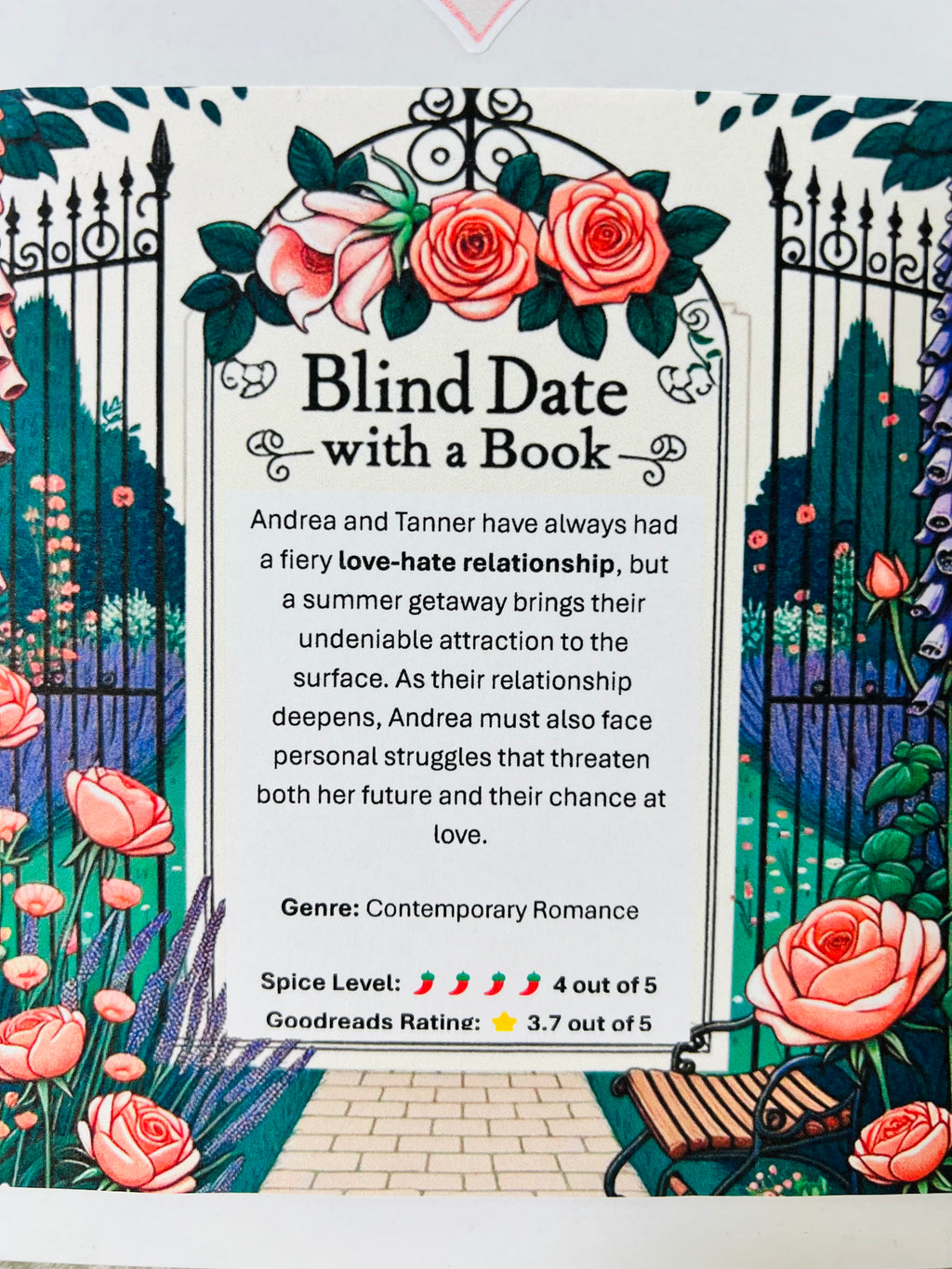 Contemporary Romance - Sprayed Edges Blind Date with a Book 160