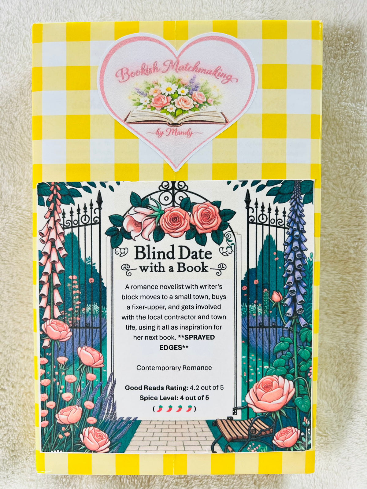 Contemporary Romance - Sprayed Edges Blind Date with a Book 161