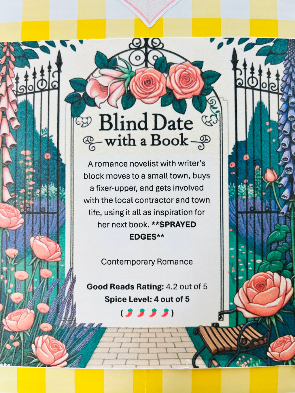 Contemporary Romance - Sprayed Edges Blind Date with a Book 161