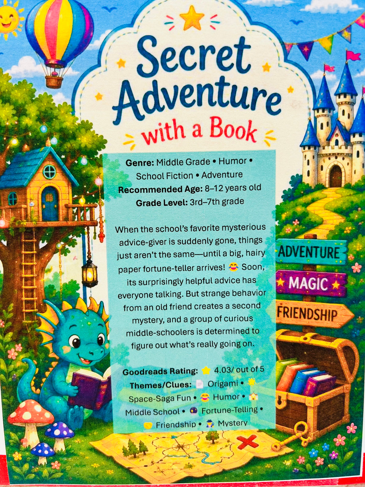 Gently Loved Secret adventure with a Book - Recommended Age: 8–12 years old 438