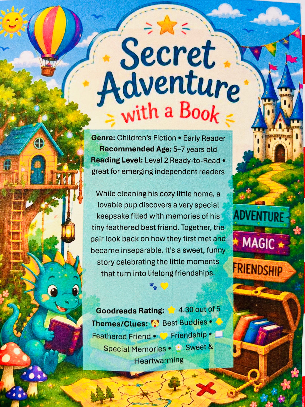 New Secret Adventure with a Book - Recommended Age: 5–7 years old 435