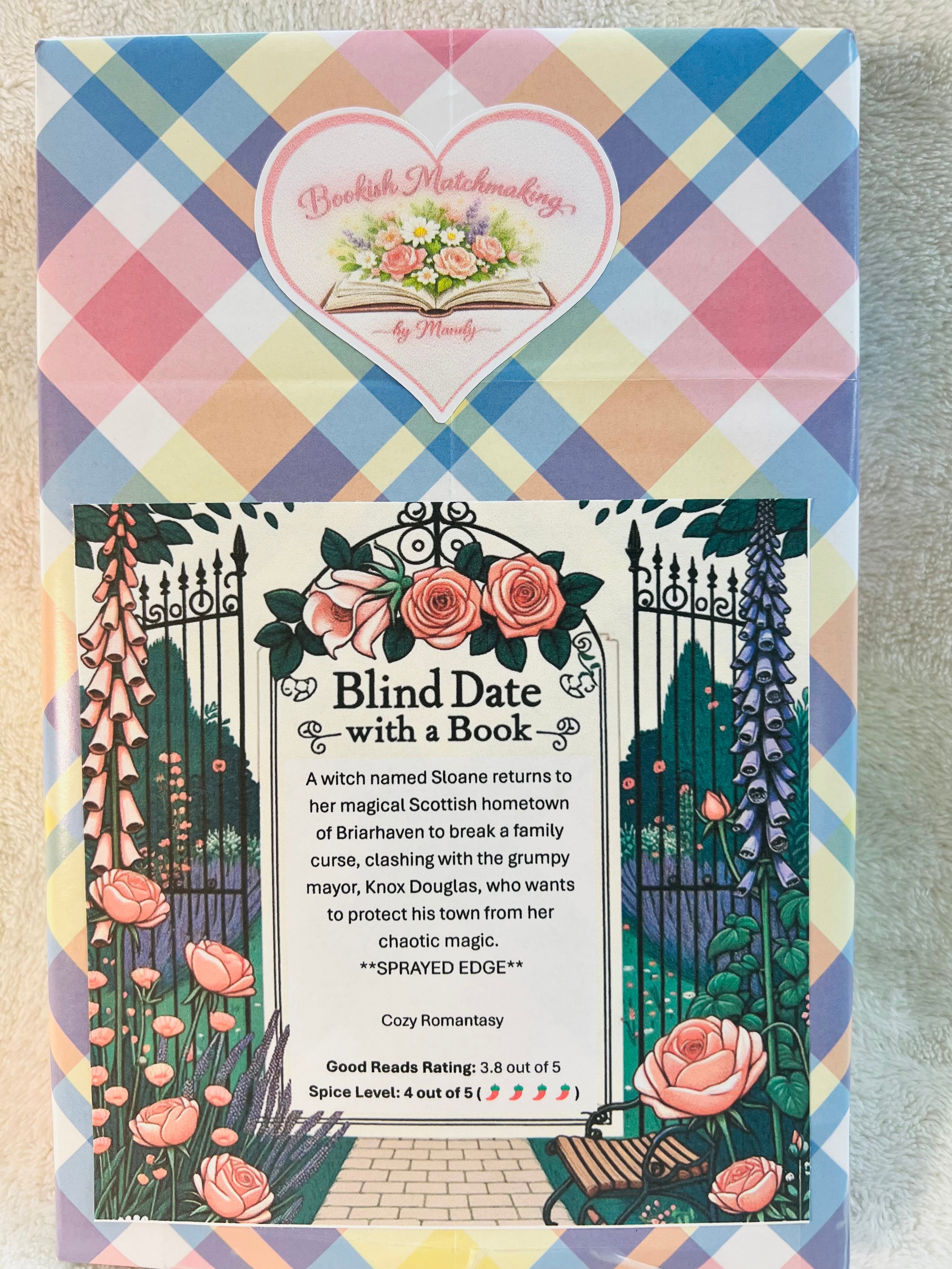 Cozy Romantic Fantasy - Sprayed Edge Blind Date with a Book 186
