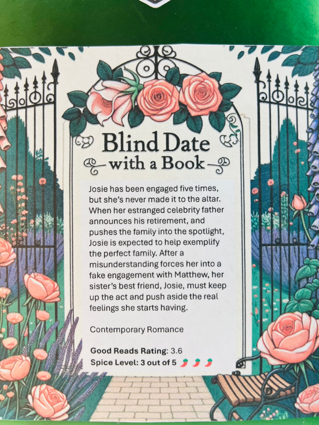 Contemporary Romance - New/Like New Blind Date with a Book 61